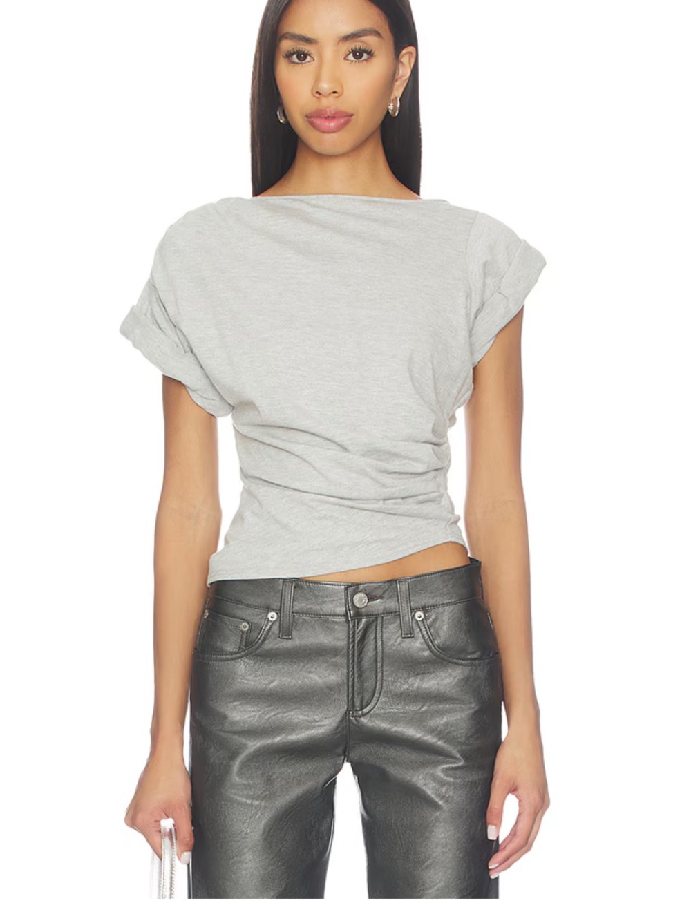 NEW WITH TAG REVOLVE The Line by K Francine T-Shirt in Heather Grey SMALL